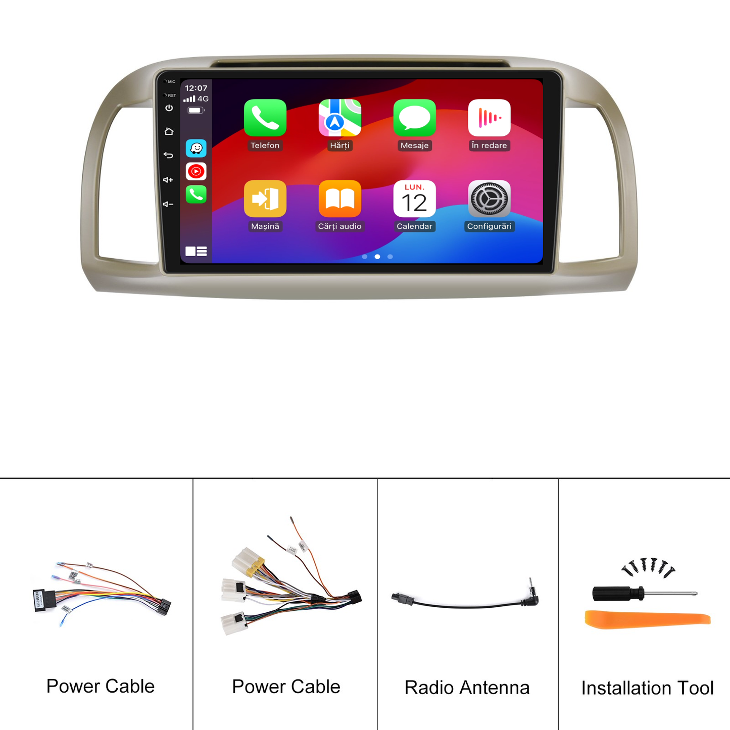 Navigatie dedicata Nissan March (2002-2010) 2GB RAM 32GB ROM, Android 14, Carplay si Android Auto, cooler racire, ecran HD 9 inch