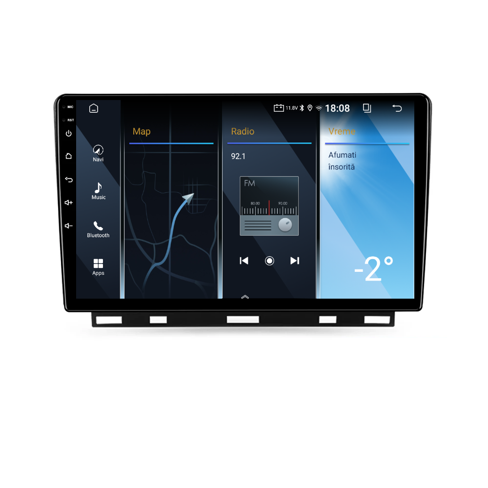 Navigatie dedicata Renault Clio V (2019-2021) 2GB RAM 32GB ROM, Android 14, Carplay si Android Auto, cooler racire, ecran HD 9 inch