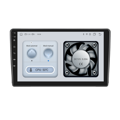 Navigatie dedicata Ford Transit (2009-2016)/ Ford Focus (2005-2008) cu Android 14, 4 GB RAM 64 GB ROM, OCTA-CORE, Carplay si Android auto, Slot SIM 4G, ventilator de racire activ, ecran 9 inch HD