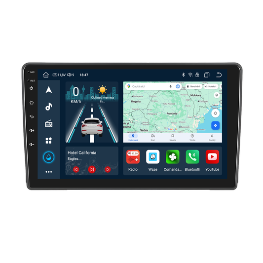 Navigatie dedicata Ford Transit (2009-2016)/ Ford Focus (2005-2008) cu Android 14, 4 GB RAM 64 GB ROM, OCTA-CORE, Carplay si Android auto, Slot SIM 4G, ventilator de racire activ, ecran 9 inch HD