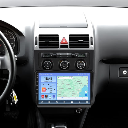 Navigatie dedicata Volkswagen Touran (2004-2008) cu Android 14, 4 GB RAM 64 GB ROM, OCTA-CORE, Carplay si Android auto, Slot SIM 4G, ventilator de racire activ, ecran 10 inch HD