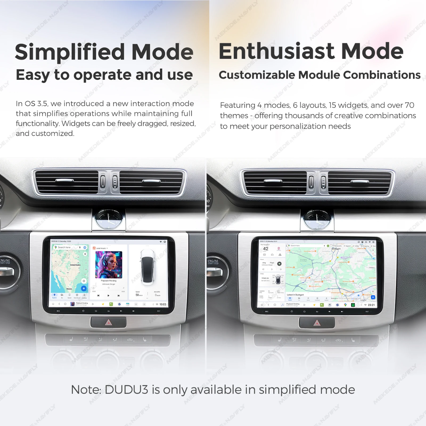 Navigație Android 4+64GB, dedicata Volkswagen, Skoda, Seat cu CarPlay și Android Auto ecran 9 inch DUDU4