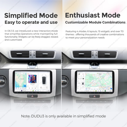 Navigație Android 4+64GB, dedicata Volkswagen, Skoda, Seat cu CarPlay și Android Auto ecran 9 inch DUDU4