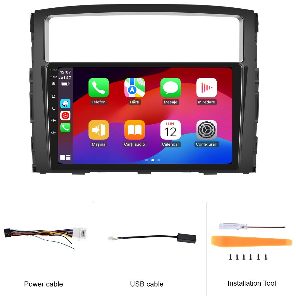 Navigatie dedicata Mitsubishi Pajero (2006-2020) 2GB RAM 32GB ROM, Android 14, Carplay si Android Auto, cooler racire, ecran HD 9 inch