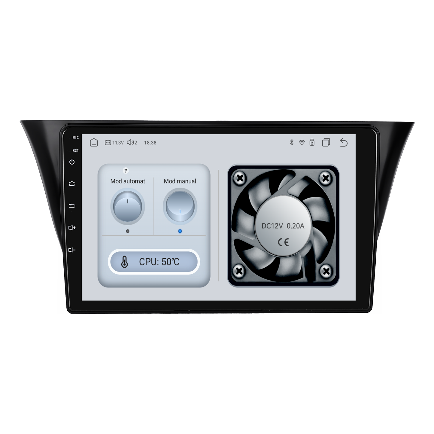 Navigatie dedicata IVECO DAILY (2018-2020) cu Android 14, 4 GB RAM 64 GB ROM, OCTA-CORE, Carplay si Android auto, Slot SIM 4G, ventilator de racire activ, ecran 10 inch HD