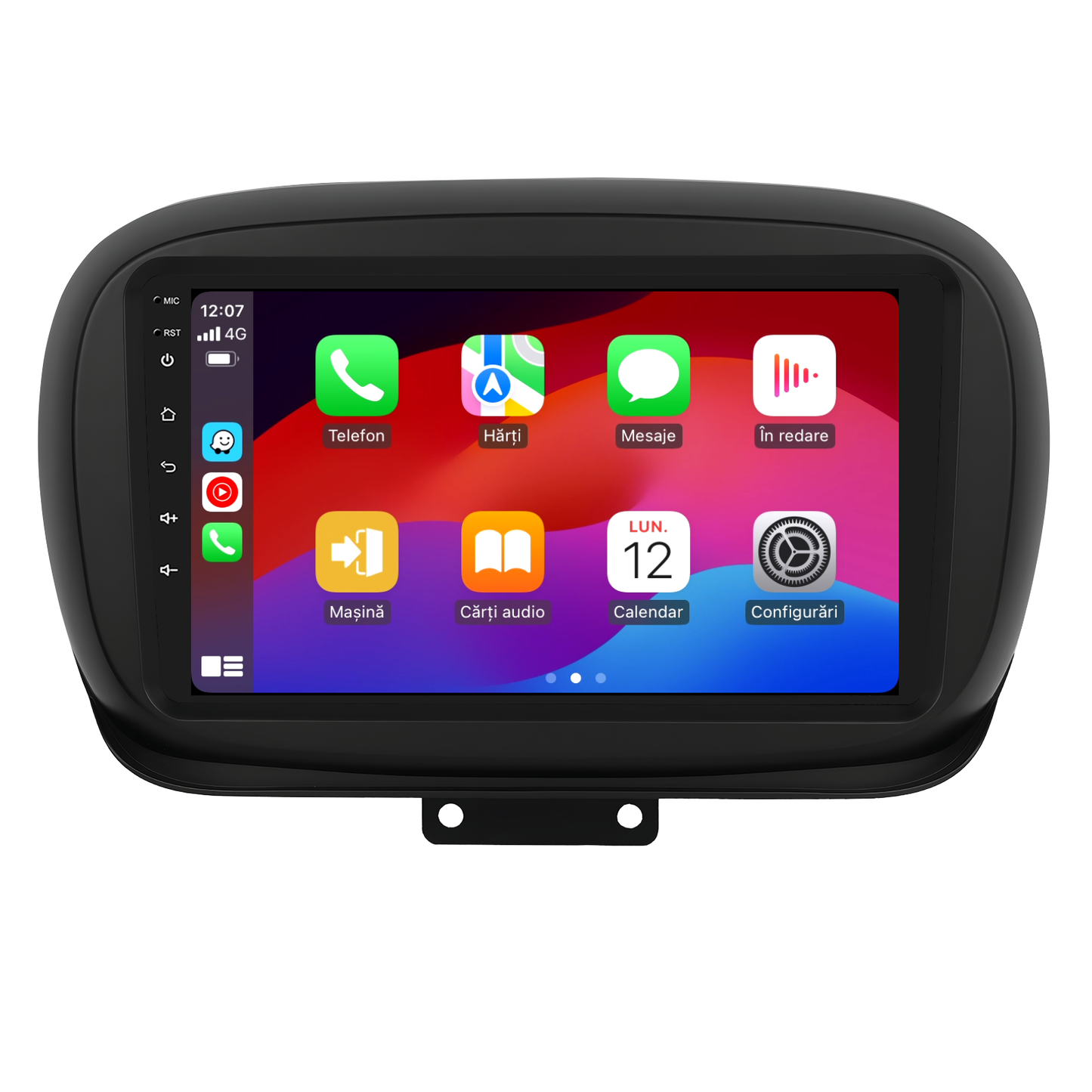 Navigatie dedicata Fiat 500X (2014-2020) 2GB RAM 32GB ROM, Android 14, Carplay si Android Auto, cooler racire, ecran HD 9 inch