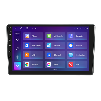 Navigatie dedicata Fiat Panda (2003-2012) 2GB RAM 32GB ROM, Android 14, Carplay si Android Auto, cooler racire, ecran HD 9 inch