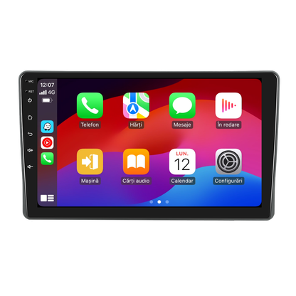 Navigatie dedicata Fiat Panda (2003-2012) cu Android 14, 8 GB RAM 128 GB ROM, OCTA-CORE 2.0Mhz, Carplay si Android auto, Slot SIM 4G, ventilator de racire activ, ecran 9 inch HD