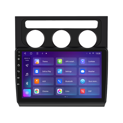 Navigatie dedicata Volkswagen Touran (2004-2008) 2GB RAM 32GB ROM, Android 14, Carplay si Android Auto, cooler racire, ecran HD 10 inch