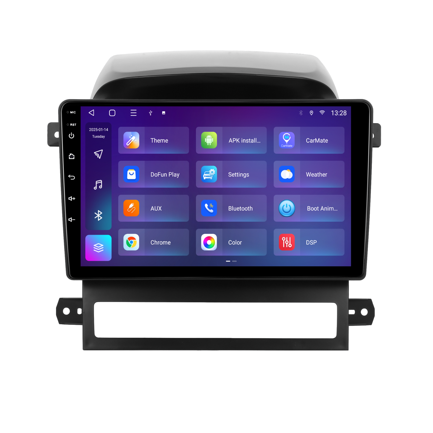 Navigatie dedicata Chevrolet Captiva (2009-2012) 2GB RAM 32GB ROM, Android 14, Carplay si Android Auto, cooler racire, ecran HD 9 inch