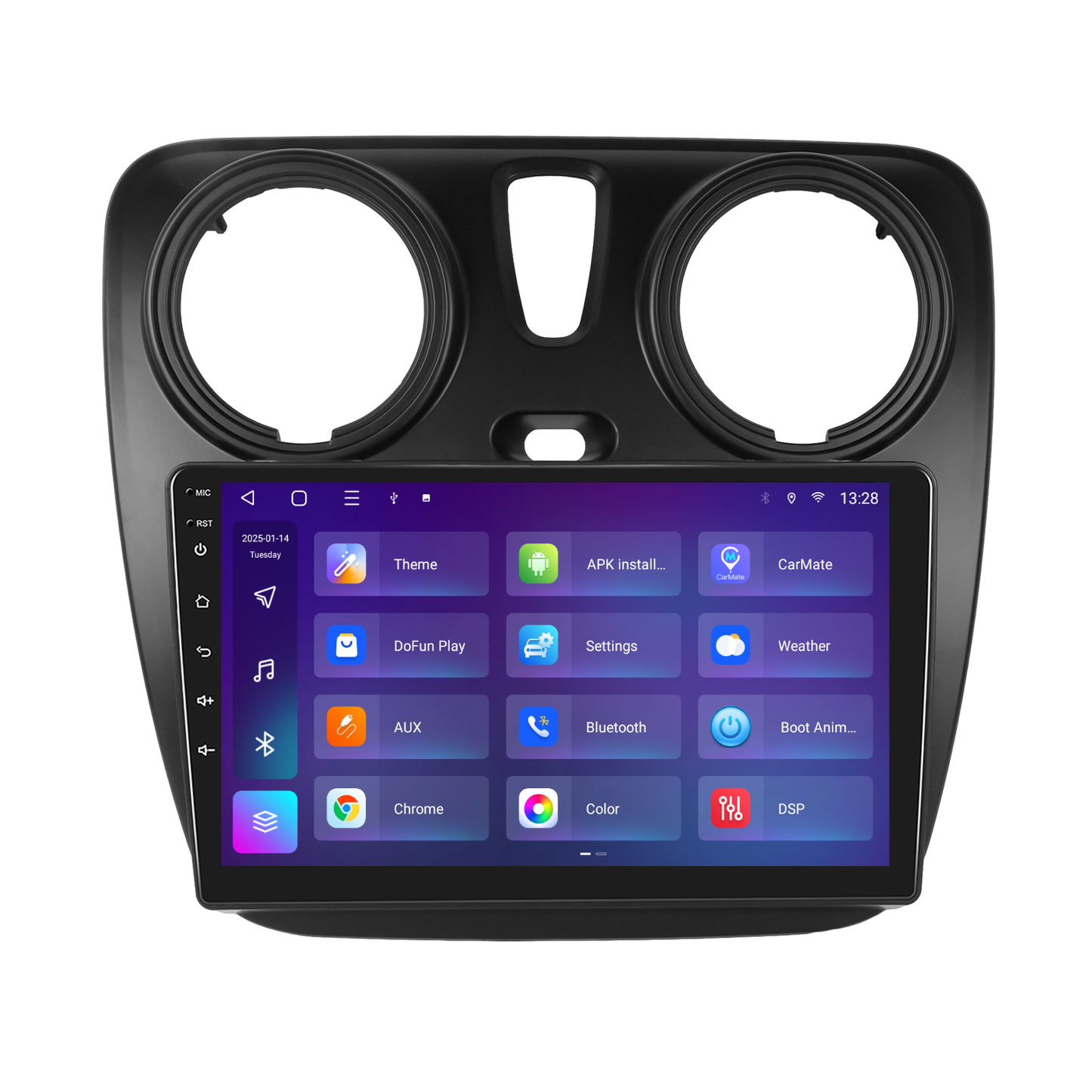 Navigatie dedicata Dacia Lodgy (2012-2021) 2GB RAM 32GB ROM, Android 14, Carplay si Android Auto, cooler racire, ecran HD 9 inch