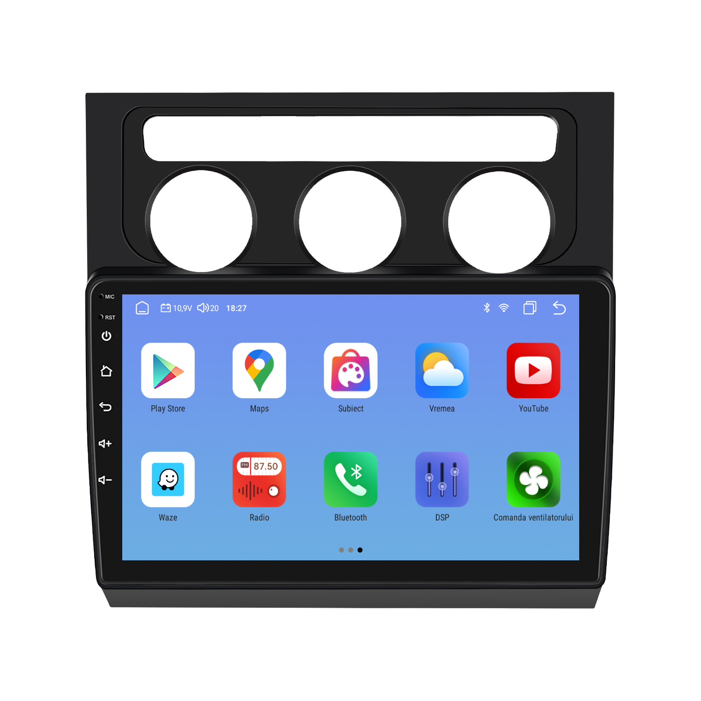 Navigatie dedicata Volkswagen Touran (2004-2008) cu Android 14, 4 GB RAM 64 GB ROM, OCTA-CORE, Carplay si Android auto, Slot SIM 4G, ventilator de racire activ, ecran 10 inch HD