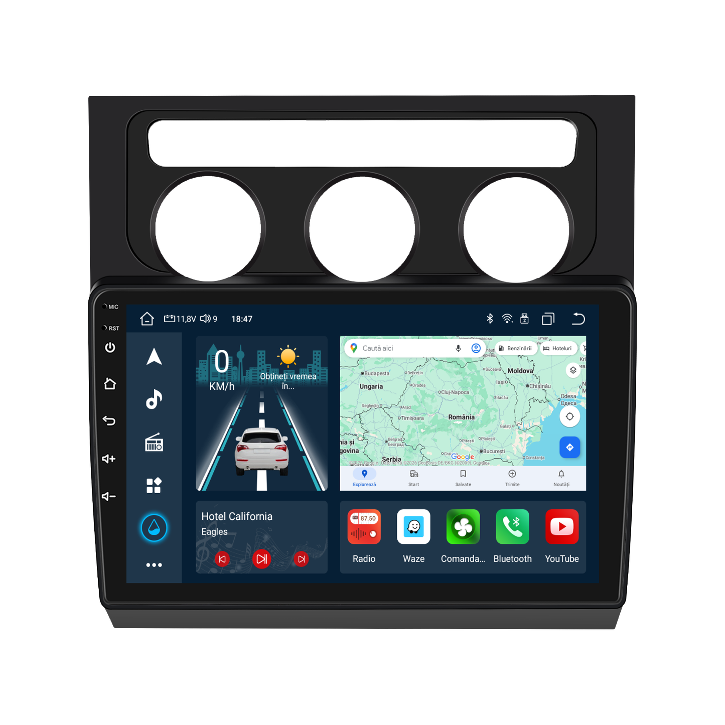 Navigatie dedicata Volkswagen Touran (2004-2008) cu Android 14, 4 GB RAM 64 GB ROM, OCTA-CORE, Carplay si Android auto, Slot SIM 4G, ventilator de racire activ, ecran 10 inch HD