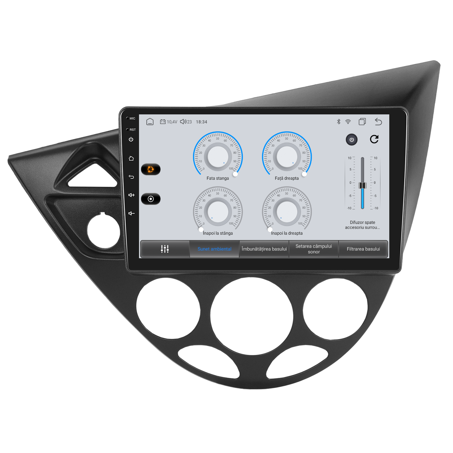 Navigatie dedicata Ford Focus (1998-2005) cu Android 14, 8 GB RAM 128 GB ROM, OCTA-CORE 2.0Mhz, Carplay si Android auto, Slot SIM 4G, ventilator de racire activ, ecran 9 inch HD