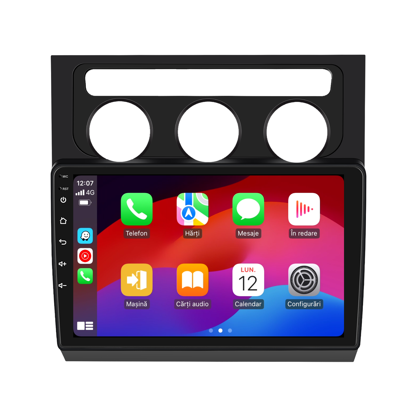 Navigatie dedicata Volkswagen Touran (2004-2008) cu Android 14, 4 GB RAM 64 GB ROM, OCTA-CORE, Carplay si Android auto, Slot SIM 4G, ventilator de racire activ, ecran 10 inch HD