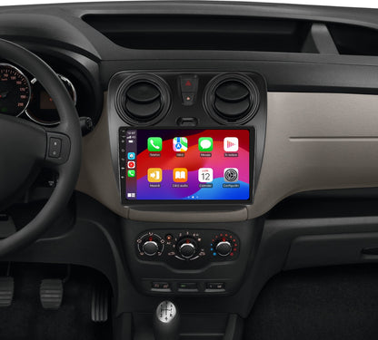 Navigatie dedicata Dacia Lodgy (2012-2021) cu Android 14, 8 GB RAM 128 GB ROM, OCTA-CORE 2.0Mhz, Carplay si Android auto, Slot SIM 4G, ventilator de racire activ, ecran 9 inch HD