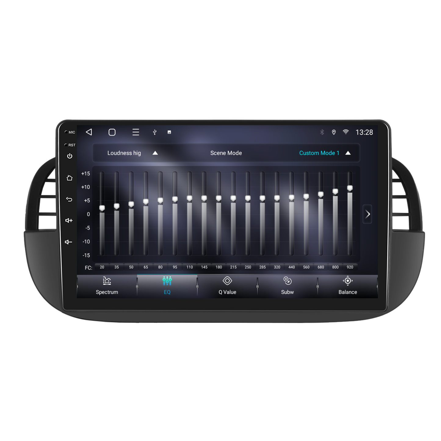 Navigatie dedicata FIAT 500 (2007-2015) 2GB RAM 32GB ROM, Android 14, Carplay si Android Auto, cooler racire, ecran HD 9 inch
