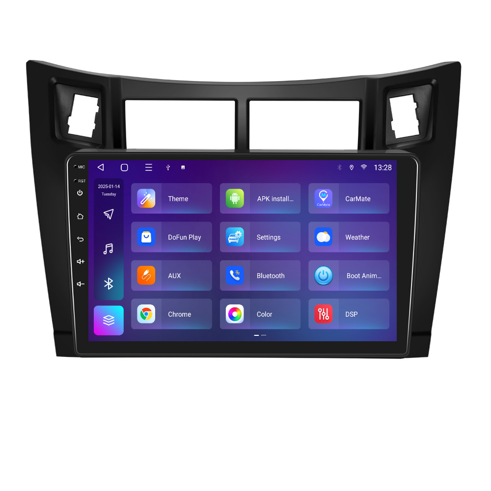 Navigatie dedicata Toyota Yaris (2008-2011) 2GB RAM 32GB ROM, Android 14, Carplay si Android Auto, cooler racire, ecran HD 9 inch