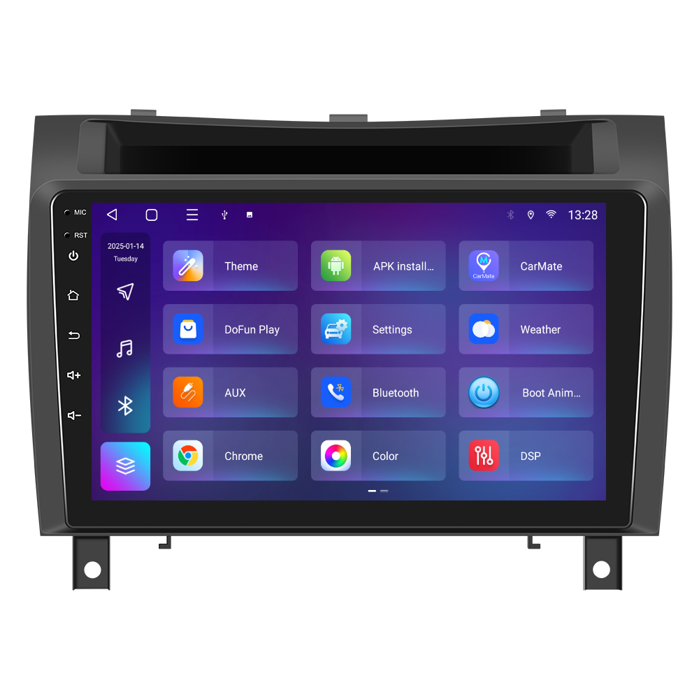 Navigatie dedicata Mercedes-Benz SLK (2010) 2GB RAM 32GB ROM, Android 14, Carplay si Android Auto, cooler racire, ecran HD 9 inch