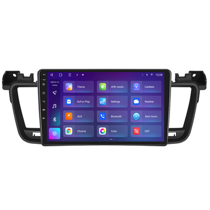 Navigatie dedicata Peugeot 508 (2011-2018) 2GB RAM 32GB ROM, Android 14, Carplay si Android Auto, cooler racire, ecran HD 9 inch