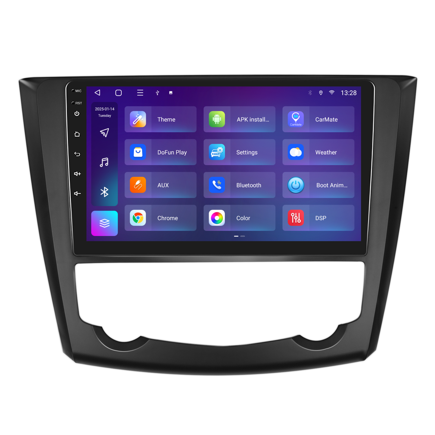 Navigatie dedicata Renault Kadjar (2016) 2GB RAM 32GB ROM, Android 14, Carplay si Android Auto, cooler racire, ecran HD 9 inch
