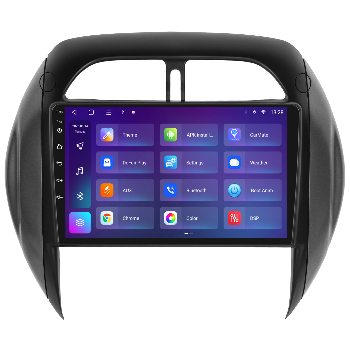 Navigatie dedicata Toyota RAV4 (2003-2005) 2GB RAM 32GB ROM, Android 14, Carplay si Android Auto, cooler racire, ecran HD 9 inch