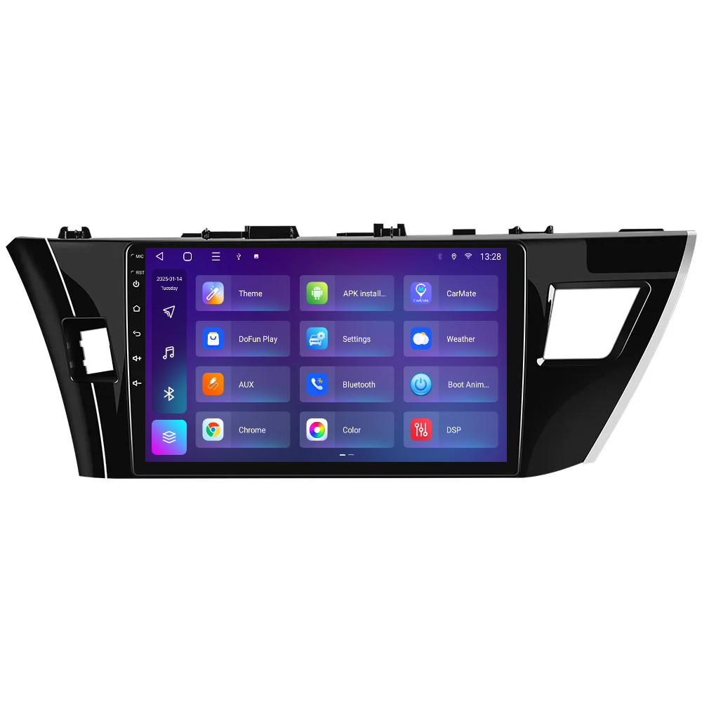 Navigatie dedicata Toyota Corolla (2013-2017) 2GB RAM 32GB ROM, Android 14, Carplay si Android Auto, cooler racire, ecran HD 10.1 inch