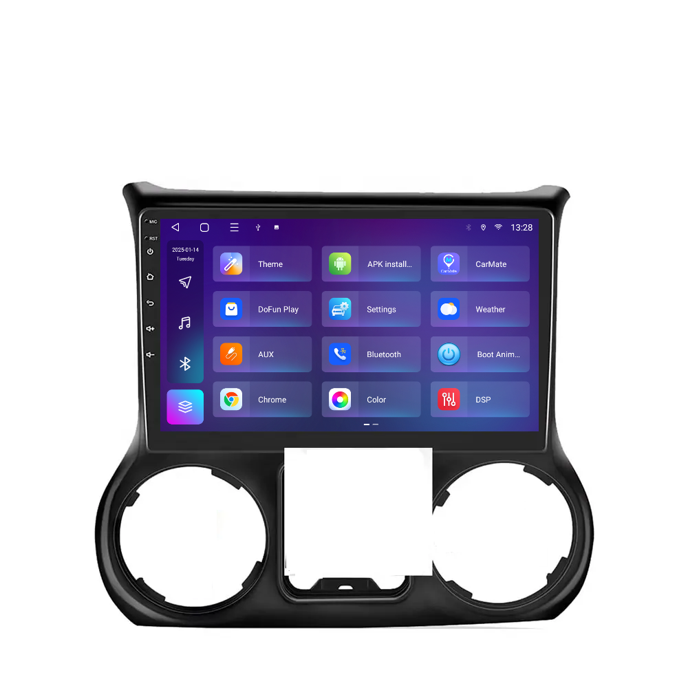 Navigatie dedicata Jeep Wrangler (2011-2014) 2GB RAM 32GB ROM, Android 14, Carplay si Android Auto, cooler racire, ecran HD 10.1 inch