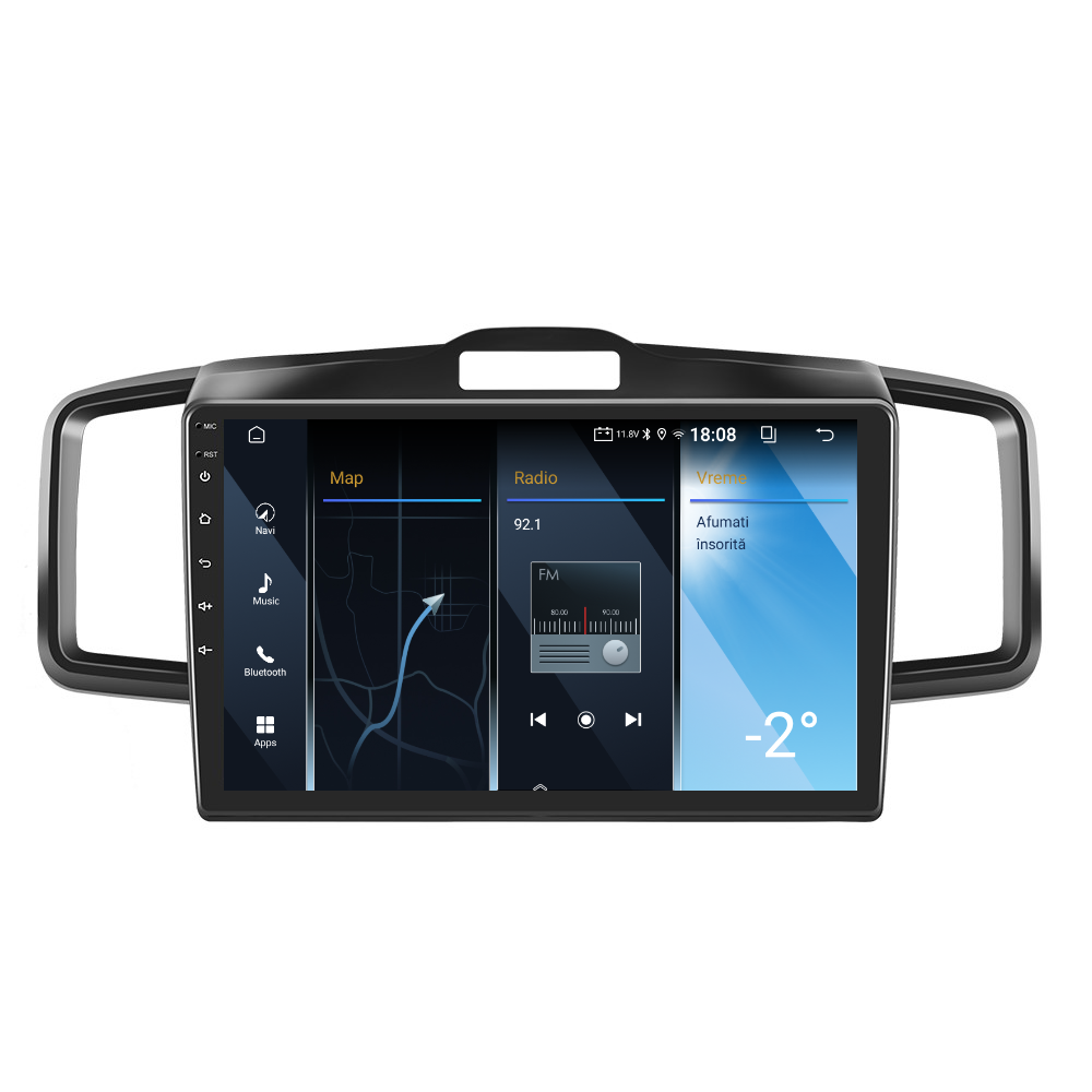 Navigatie dedicata Honda Feed (2008-2015) 2GB RAM 32GB ROM, Android 14, Carplay si Android Auto, cooler racire, ecran HD 10.1 inch