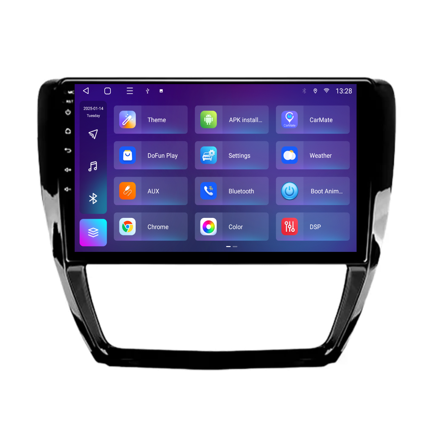 Navigatie dedicata Volkswagen Jetta (2011-2018) 2GB RAM 32GB ROM, Android 14, Carplay si Android Auto, cooler racire, ecran HD 10.1 inch