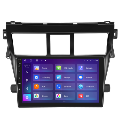 Navigatie dedicata Toyota Yaris (2007-2012) 2GB RAM 32GB ROM, Android 14, Carplay si Android Auto, cooler racire, ecran HD 9 inch
