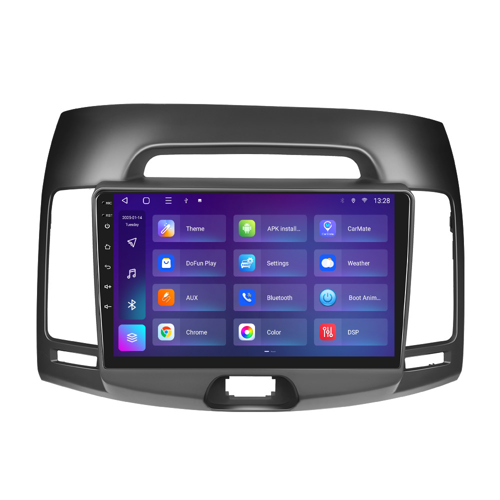 Navigatie dedicata Hyundai Elantra (2007-2010) 2GB RAM 32GB ROM, Android 14, Carplay si Android Auto, cooler racire, ecran HD 9 inch