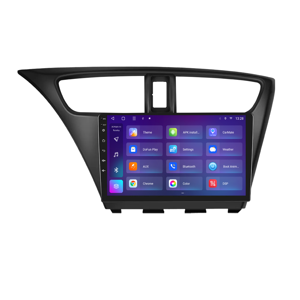 Navigatie dedicata Honda Civic (2012-2017) 2GB RAM 32GB ROM, Android 14, Carplay si Android Auto, cooler racire, ecran HD 9 inch