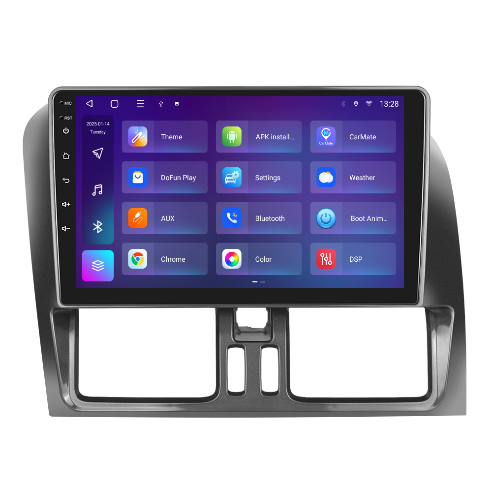 Navigatie dedicata VOLVO XC60 (2008-2013) 2GB RAM 32GB ROM, Android 14, Carplay si Android Auto, cooler racire, ecran HD 9 inch