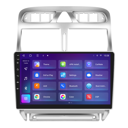 Navigatie dedicata Peugeot 307 (2007-2013) 2GB RAM 32GB ROM, Android 14, Carplay si Android Auto, cooler racire, ecran HD 9 inch