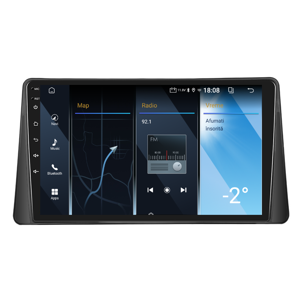 Navigatie dedicata Renault Megane 2 (2002-2009) 2GB RAM 32GB ROM, Android 14, Carplay si Android Auto, cooler racire, ecran HD 9 inch
