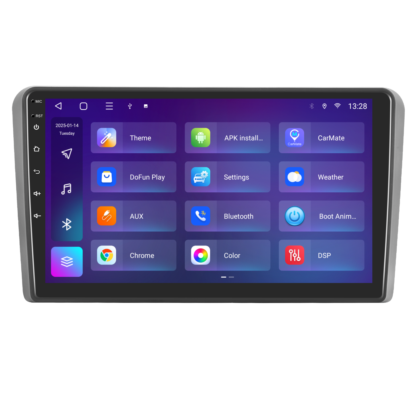 Navigatie dedicata Audi A3 (2008-2012) 2GB RAM 32GB ROM, Android 14, Carplay si Android Auto, cooler racire, ecran HD 9 inch