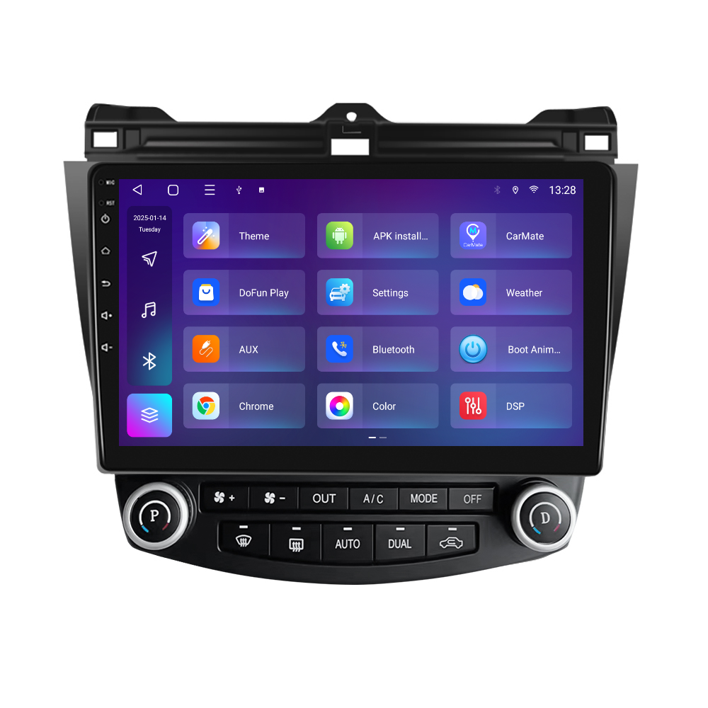 Navigatie dedicata Honda Accord (2003-2007) 2GB RAM 32GB ROM, Android 14, Carplay si Android Auto, cooler racire, ecran HD 10.1 inch