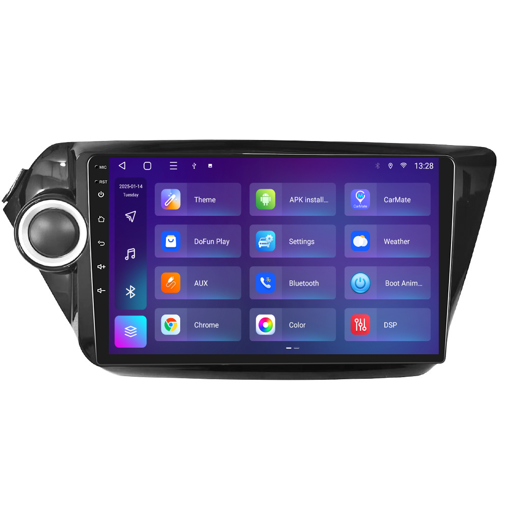 Navigatie dedicata Kia RIO (2011-2016) 2GB RAM 32GB ROM, Android 14, Carplay si Android Auto, cooler racire, ecran HD 9 inch