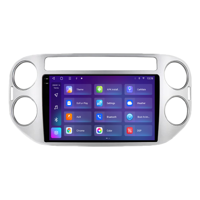 Navigatie dedicata Volkswagen Tiguan (2006-2016) 2GB RAM 32GB ROM, Android 14, Carplay si Android Auto, cooler racire, ecran HD 9 inch