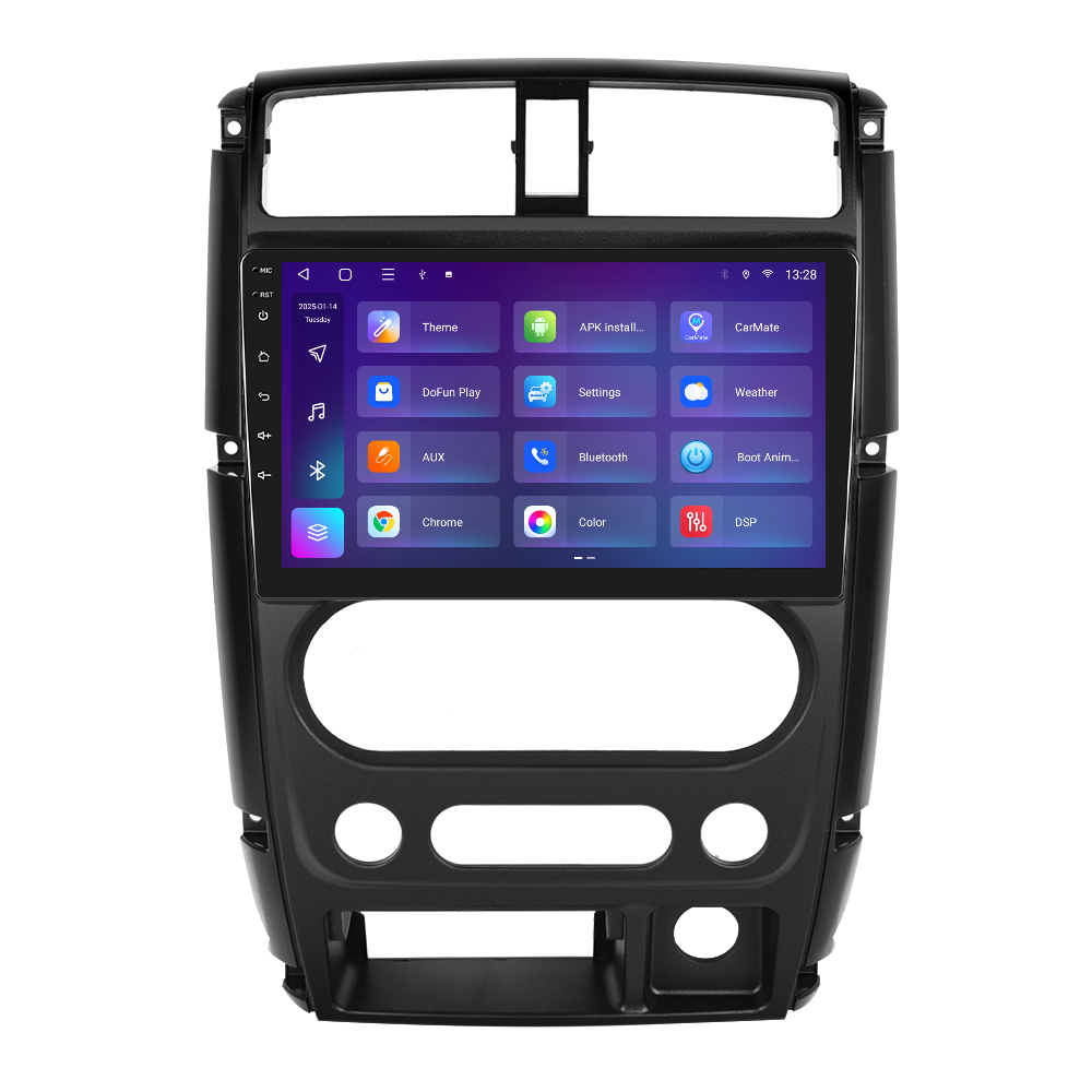 Navigatie dedicata Suzuki Jimny (2007-2012) 2GB RAM 32GB ROM, Android 14, Carplay si Android Auto, cooler racire, ecran HD 9 inch