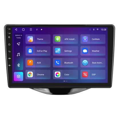 Navigatie dedicata Toyota Aygo 201|Citroen C1 2020|Peugeot 108 2GB RAM 32GB ROM, Android 14, Carplay si Android Auto, cooler racire, ecran HD 9 inch
