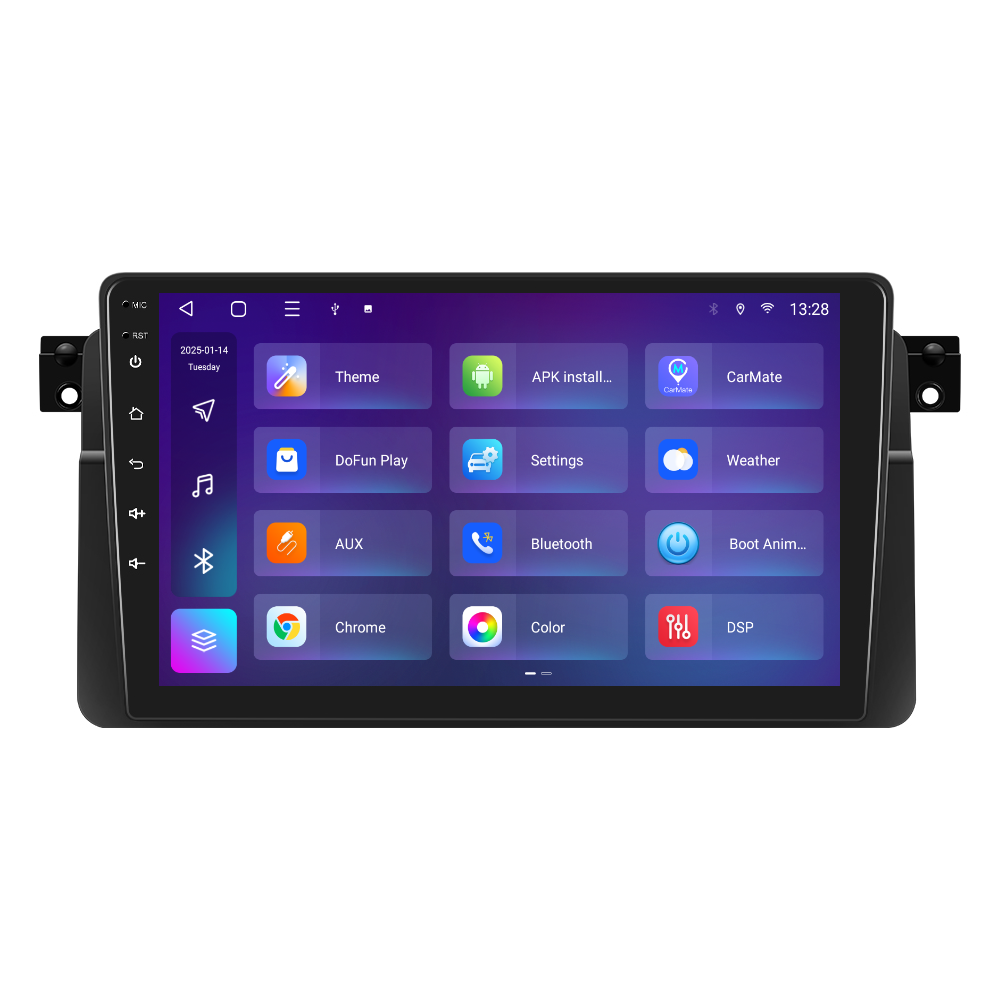 Navigatie dedicata BMW E46 (1999-2005) 2GB RAM 32GB ROM, Android 14, Carplay si Android Auto, cooler racire, ecran HD 9 inch