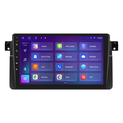 Navigatie dedicata BMW E46 (1999-2005) 2GB RAM 32GB ROM, Android 14, Carplay si Android Auto, cooler racire, ecran HD 9 inch