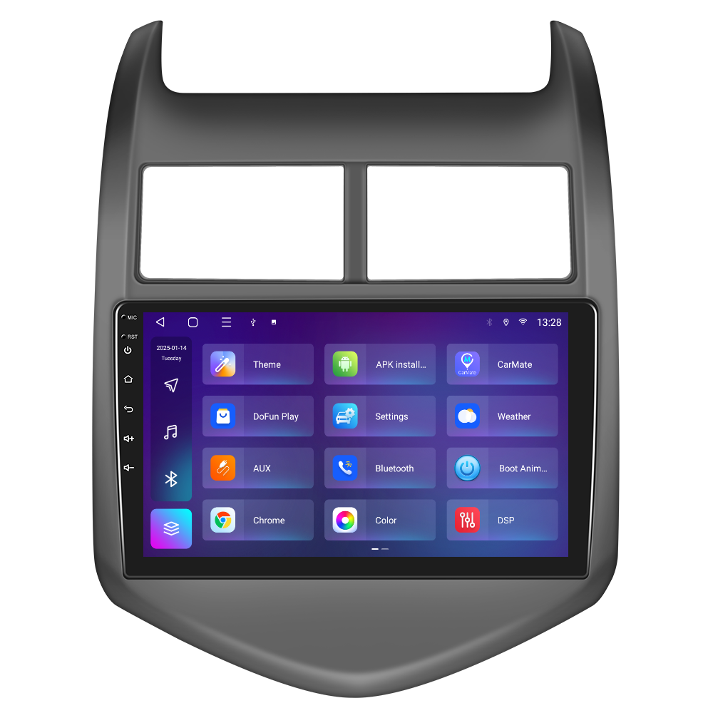 Navigatie dedicata Chevrolet AVEO (2011-2013) 2GB RAM 32GB ROM, Android 14, Carplay si Android Auto, cooler racire, ecran HD 9 inch