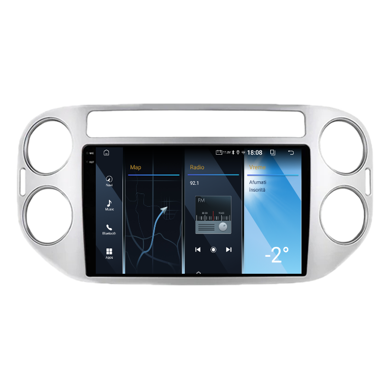 Navigatie dedicata Volkswagen Tiguan (2006-2016) 2GB RAM 32GB ROM, Android 14, Carplay si Android Auto, cooler racire, ecran HD 9 inch