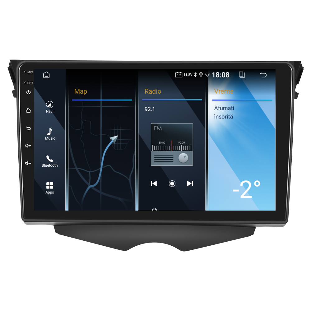 Navigatie dedicata Hyundai VELOSTER (2011-2015) 2GB RAM 32GB ROM, Android 14, Carplay si Android Auto, cooler racire, ecran HD 9 inch