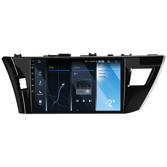 Navigatie dedicata Toyota Corolla (2013-2017) 2GB RAM 32GB ROM, Android 14, Carplay si Android Auto, cooler racire, ecran HD 10.1 inch