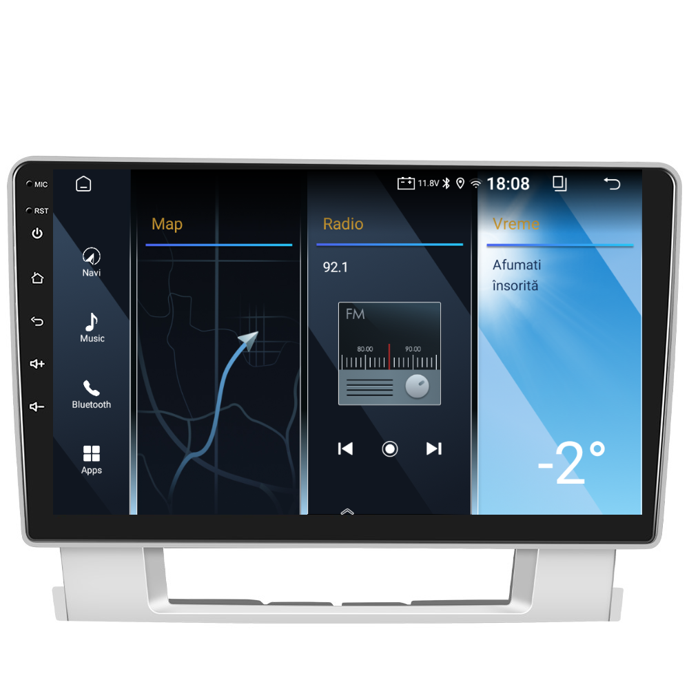 Navigatie dedicata Opel Astra J (2009-2018) 2GB RAM 32GB ROM, Android 14, Carplay si Android Auto, cooler racire, ecran HD 9 inch