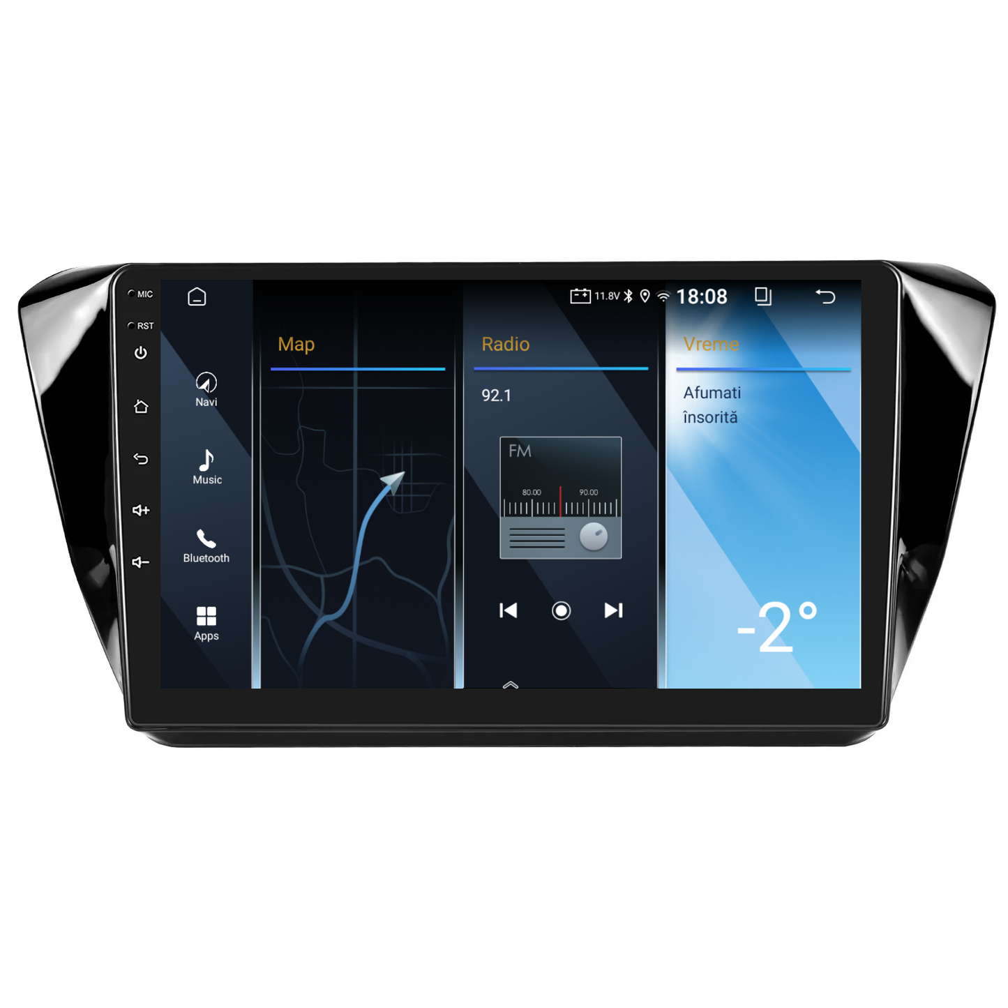 Navigatie dedicata Skoda Superb (2015) cu Android 14, 8 GB RAM 128 GB ROM, OCTA-CORE 2.0Mhz, Carplay si Android auto, Slot SIM 4G, ventilator de racire activ, ecran 10 inch HD
